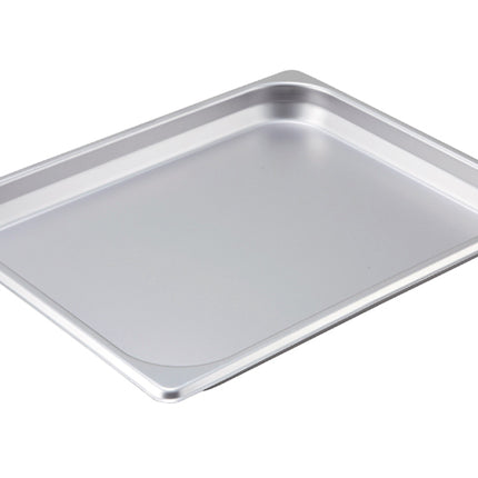 Winco SPH1 1.25" Half Size Standard Weight Stainless Steel Steam Table - 25 Gauge