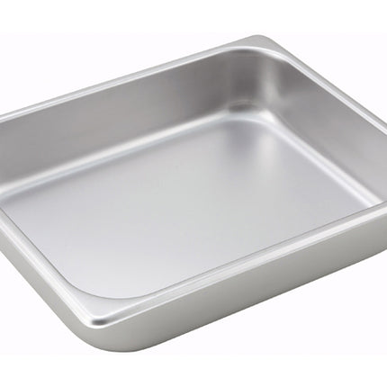 Winco SPH2 2.5" Half Size Standard Weight Stainless Steel Steam Table - 25 Gauge