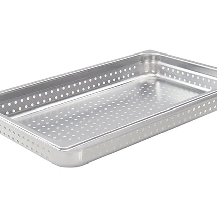 Winco SPJH-102PF 2.5" Full Size Stainless Steel Perforated Steam Table Pan - 22 Gauge