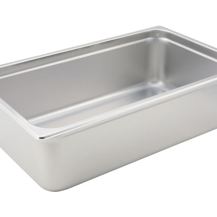 Winco SPJH-106 6" Full Size Solid Anti-Jam Steam Table Pan - 22 Gauge