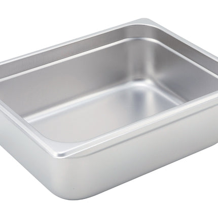 Winco SPJH-204 4" Half Size Solid Anti-Jam Steam Table Pan - 22 Gauge