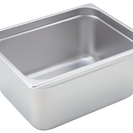 Winco SPJH-206 6" Half Size Solid Anti-Jam Steam Table Pan - 22 Gauge