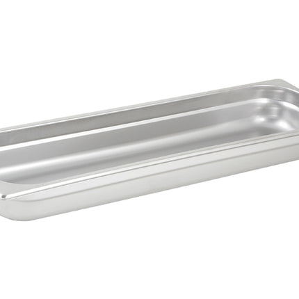 Winco SPJH-2HL 2.5" Half Long Size Stainless Steel Steam Table Pan