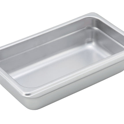 Winco SPJH-402 2.5" Quarter Size Solid Anti-Jam Steam Table Pan - 22 Gauge