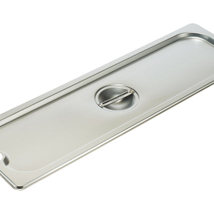 Winco SPJL-HCN Half-Long Size Notched Steam Table Pan Cover