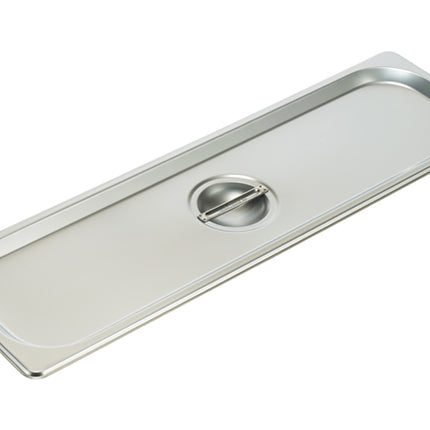 Winco SPJL-HCS Half-Long Size Solid Steam Table Pan Cover