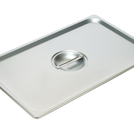 Winco SPSCF Full Size Stainless Steel Solid Steam Table Pan Cover