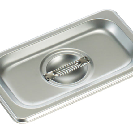 Winco SPSCN Ninth Size Stainless Steel Solid Steam Table Pan Cover