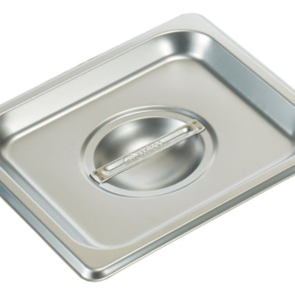 Winco SPSCS Sixth Size Stainless Steel Solid Steam Table Pan Cover