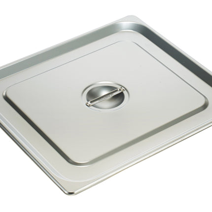 Winco SPSCTT Two-Thirds Size Stainless Steel Solid Steam Table Pan Cover