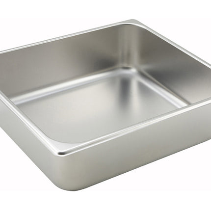 Winco SPTT4 4" Two-Thirds Size Standard Weight Stainless Steel Steam Table - 25 Gauge