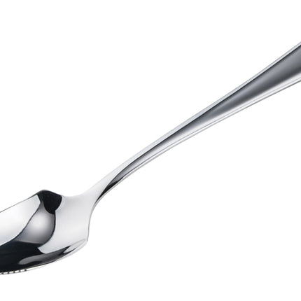 Winco SRS-6 Windsor 6 1/4" Extra Heavy Stainless Steel Grapefruit Spoon with Serrated Edge