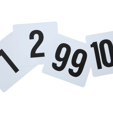 Winco TBN-100 1 to 100 Plastic Table Number