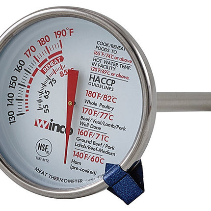 Winco TMT-MT2 5" Hand Held Meat Thermometer