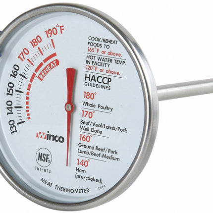 Winco TMT-MT3 5" Meat Thermometer