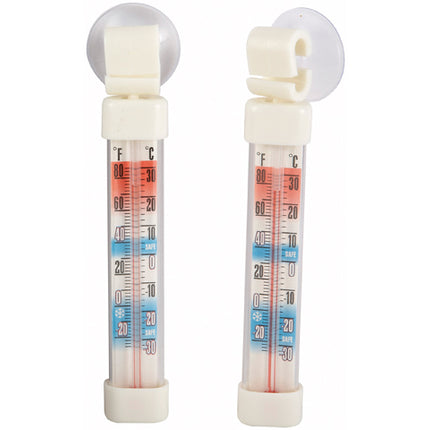 Winco TMT-RF1 2-7/8" Refrigerator/Freezer Thermometer - 2/Pack