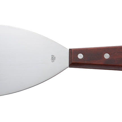 Winco TN54 Grill Scraper with Wooden Handle and 4" x 4 1/2" Blade