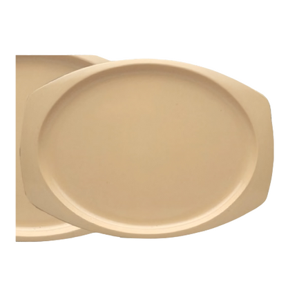 Yanco NS-212T Nessico Melamine 12 1/2" x 9" Rectangular Platter Tan