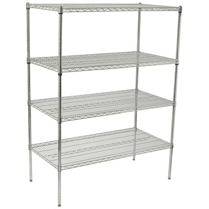 Winco VCS-2436 Wire Shelving Set - 24" x 36" x 72"