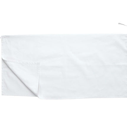 Winco WA4-3417W White 17" L x 34" W Signature Chef Poly/Cotton 4-Way Waist Apron