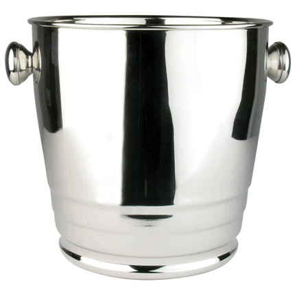 Winco WB-4HV 8 1/4" Heavy Weight Stainless Steel Wine/Champagne Bucket - 4 Qt.