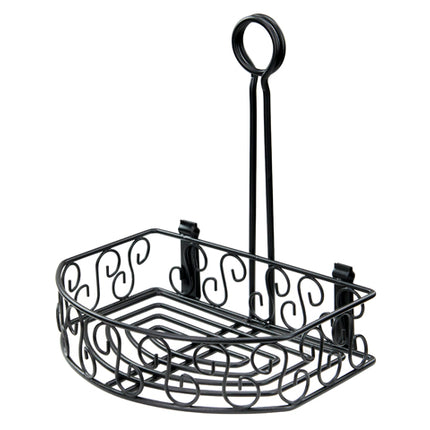 Winco WBKH-6SB 8 1/4" x 6 1/4" Straight Back Wire Caddy