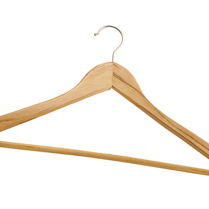 Winco WCH-1 Open Swivel Hook Maple Wood Hangers