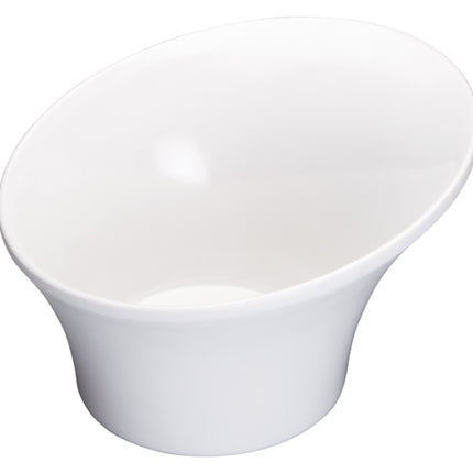 Winco WDM004-202 Priscila 7 1/4" White Round Angled Melamine Soup/Cereal Bowl