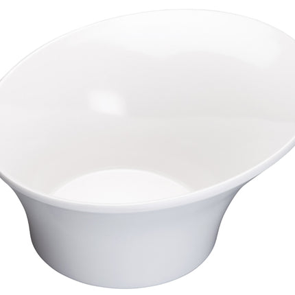 Winco WDM004-203 Priscila 8 1/2" White Round Angled Melamine Soup/Cereal Bowl