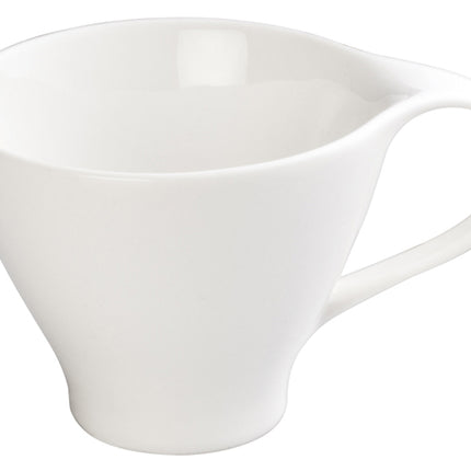 Winco WDP004-214 Ocea 6 oz. Creamy White Porcelain Coffee Cup