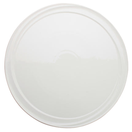 Winco WDP007-103 Mazarri 12" White Narrow Rim Porcelain Platter