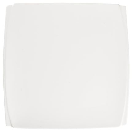 Winco WDP009-102 Bettini 10 1/2" White Porcelain Dinner Plate