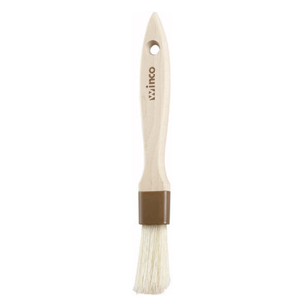 Winco WFB-10 1" Boar Hair Pastry/Basting Brush