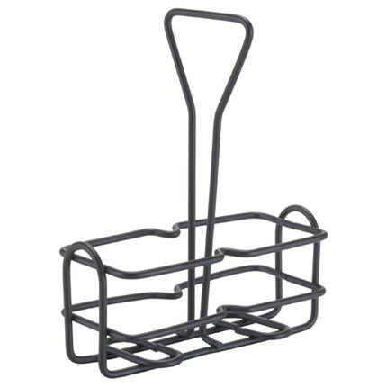 Winco WH-3K Oil & Vinegar Cruet Rack, Black Wire