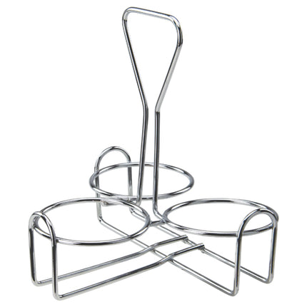 Winco WH-4 3-Ring Condiment Jar Holder