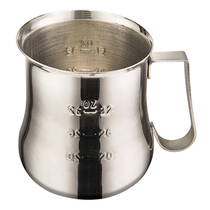 Winco WPE-40 40 oz. Espresso Milk Stainless Steel Frothing Pitcher