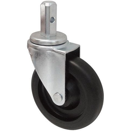 Winco ALRC-5R 5" Rubber Caster, Without Brake