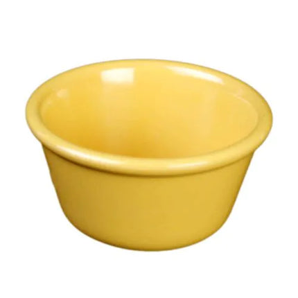 Yanco NC-536YL Melamine 2 7/8", 2 Oz Smooth Ramekin Yellow