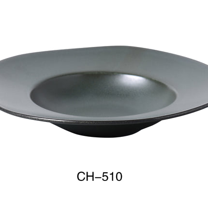 Yanco CH-510 Champs China 10 3/4" x 1 3/4"H Pasta Plate 12 Oz