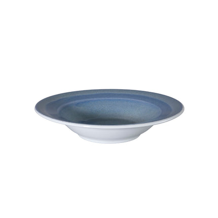 GET PA1002903712 Corona Aqua Artic Blue Porcelain 9 3/4" Rimmed Bowl - 12/Case