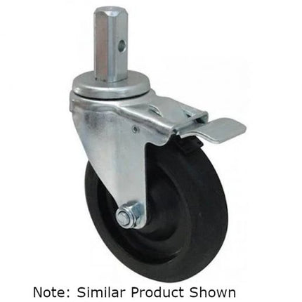 Winco ALRC-5RK 5" Rubber Caster With Brake