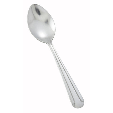 Winco 0001-09 Dominion Demitasse Spoon, 18/0 Medium Weight - 12/Case