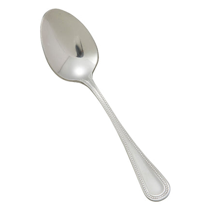 Winco 0036-09 Deluxe Pearl Demitasse Spoon, 18/8 Extra Heavyweight - 12/Case