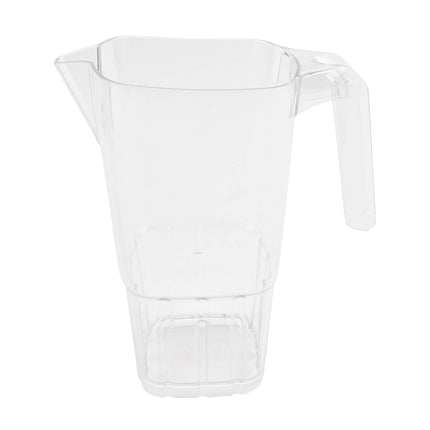 GET BP-33-CL Clear SAN-Plastic 33 Oz. Stackable Pitcher - 12/Case