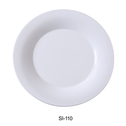 Yanco SI-110 Siena China 10 1/2" x 1" Round Plate