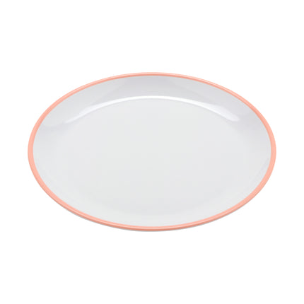 GET BF-710-GF Settlement Oasis White Melamine 7" Bread/Side Dish Plate - 12/Case