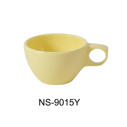 Yanco NS-9015Y Melamine 3 3/4" x 2 1/4" Ovide Cup 7 Oz Yellow