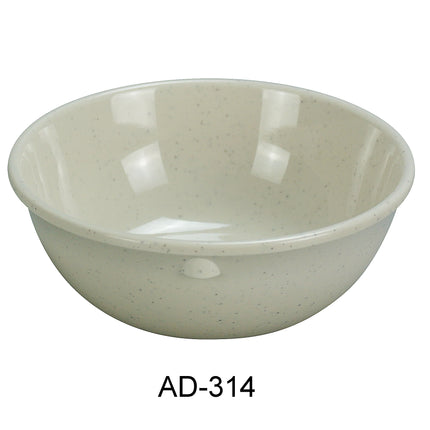 Yanco AD-314 Ardis Melamine 4 7/8" x 1 3/4"H Nappie - 11 Oz