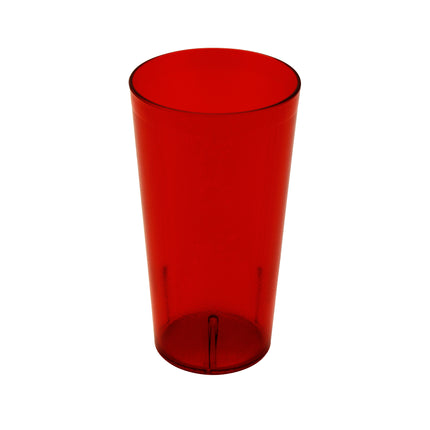 GET 6695-1-R Red SAN-Plastic 9.5 Oz. Textured Tumbler - 72/Case