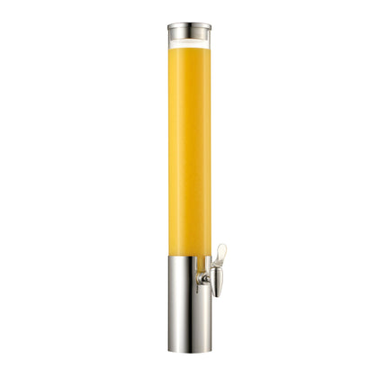 GET EB713E001 Frilich Clear Acrylic 4.2 Qt. Replacement Juice Dispenser Container - 1/Case